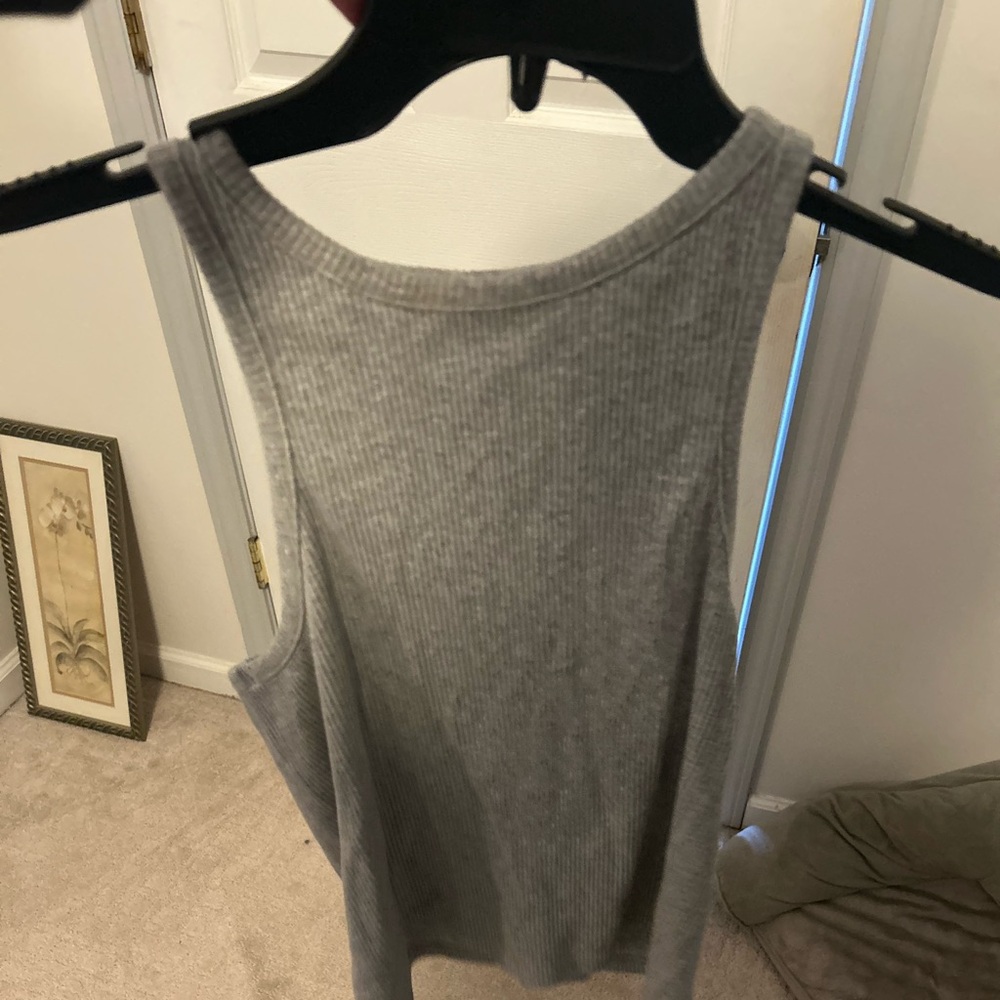 NWOT J CREW grey tank top.